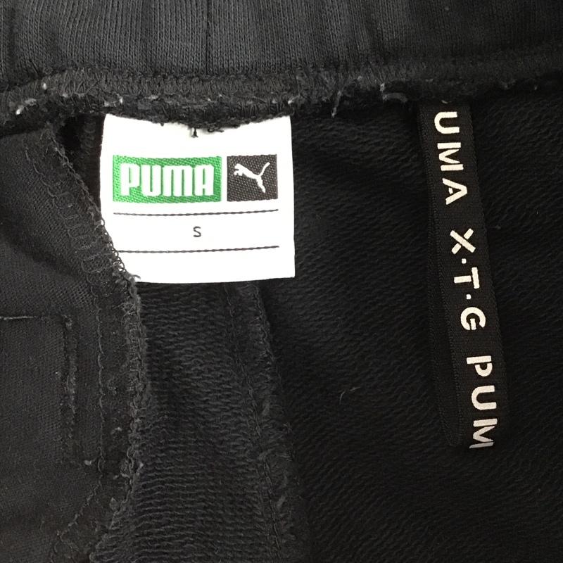 プーマ PUMA パンツ スラックス スウェットパンツ S 無地 黒 / ブラック /  メンズ USED 古着 中古 10102932