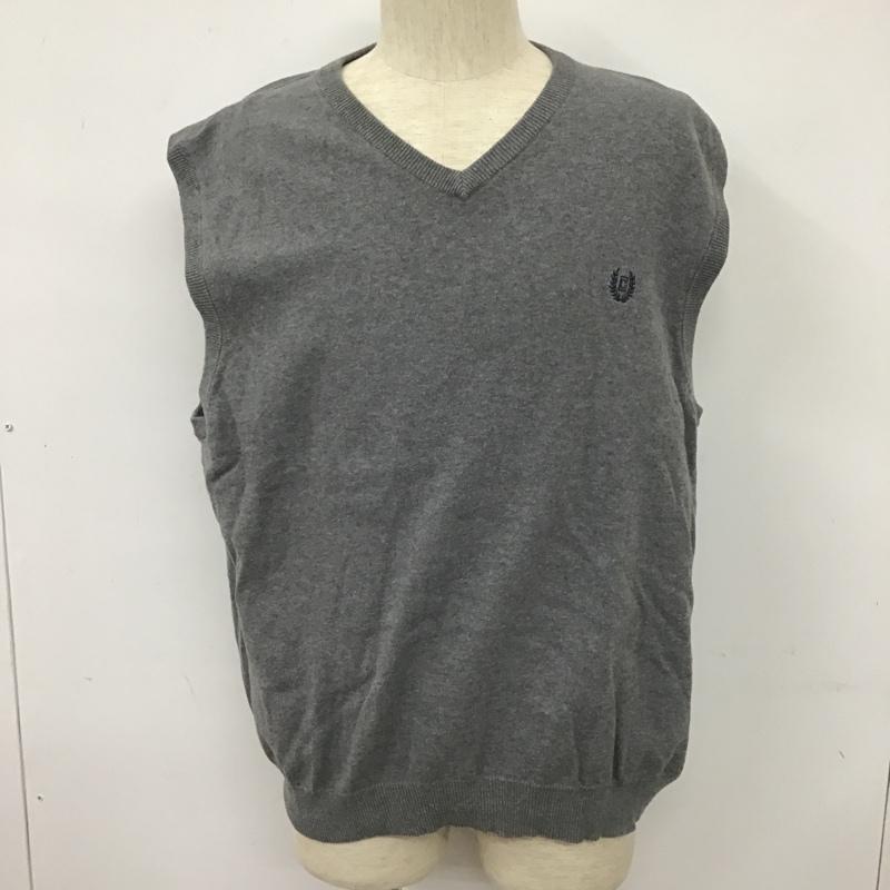 チャップスラルフローレン CHAPSRALPHLAUREN ベスト ベスト XL 無地 灰 / グレー /  メンズ USED 古着 中古 10102938