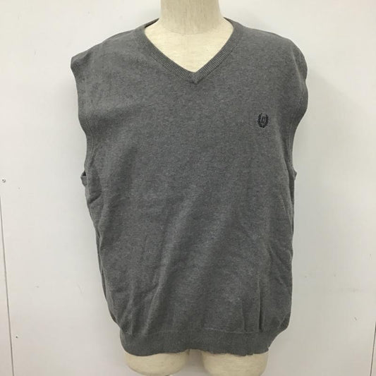 チャップスラルフローレン CHAPSRALPHLAUREN ベスト ベスト XL 無地 灰 / グレー /  メンズ USED 古着 中古 10102938