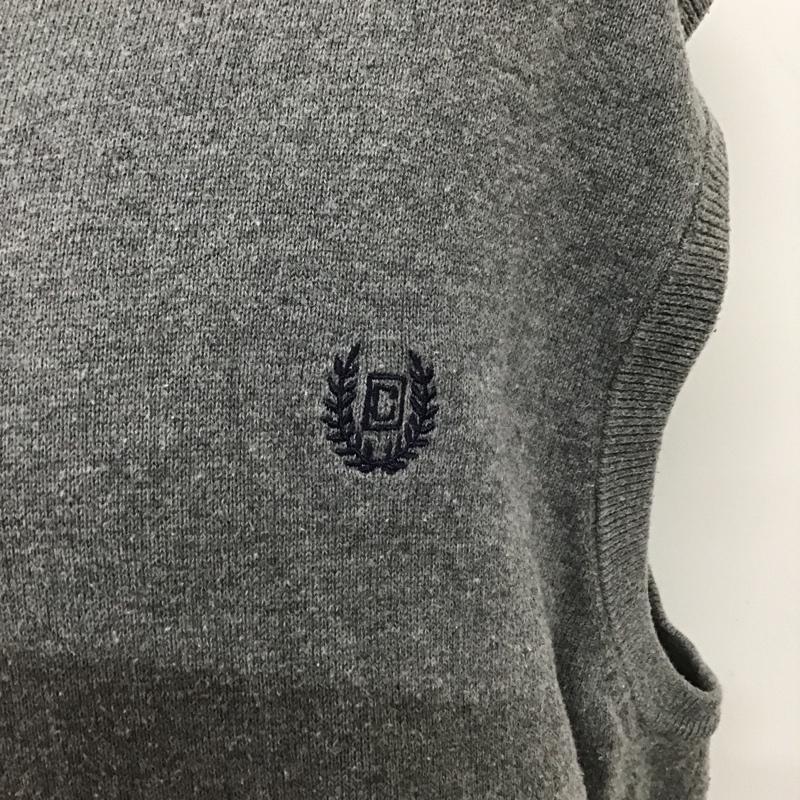 チャップスラルフローレン CHAPSRALPHLAUREN ベスト ベスト XL 無地 灰 / グレー /  メンズ USED 古着 中古 10102938