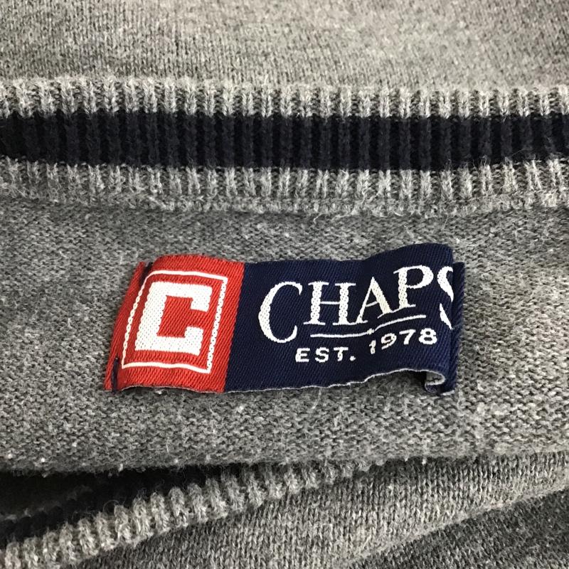 チャップスラルフローレン CHAPSRALPHLAUREN ベスト ベスト XL 無地 灰 / グレー /  メンズ USED 古着 中古 10102938