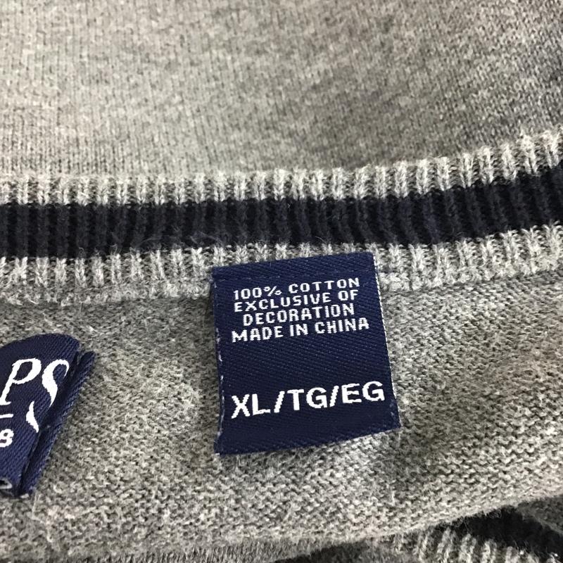 チャップスラルフローレン CHAPSRALPHLAUREN ベスト ベスト XL 無地 灰 / グレー /  メンズ USED 古着 中古 10102938