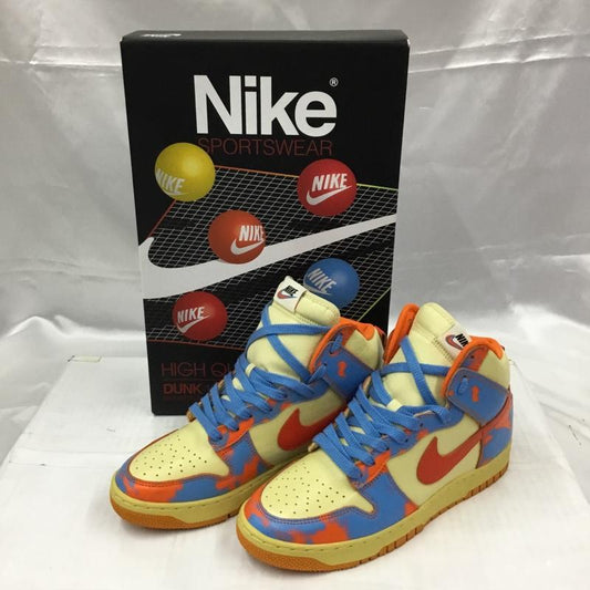 ナイキ NIKE スニーカー スニーカー DD9404 800 DUNK HI 1985 SP 27cm 箱有 27.0cm ロゴ、文字 橙 / オレンジ / X 黄 / イエロー / X 水色 / ライトブルー /  メンズ USED 古着 中古 10102978