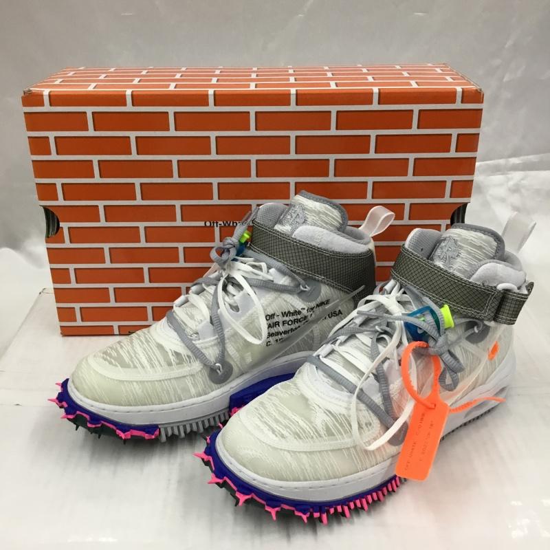 ナイキ NIKE スニーカー スニーカー DO6290 100 AIR FORCE 1 MID SP OFF-WHITE 27.5cm 箱有 27.5cm メンズ USED 古着 中古 10102985