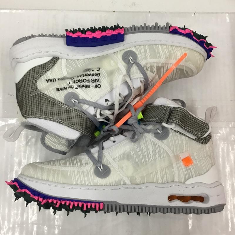 ナイキ NIKE スニーカー スニーカー DO6290 100 AIR FORCE 1 MID SP OFF-WHITE 27.5cm 箱有 27.5cm メンズ USED 古着 中古 10102985