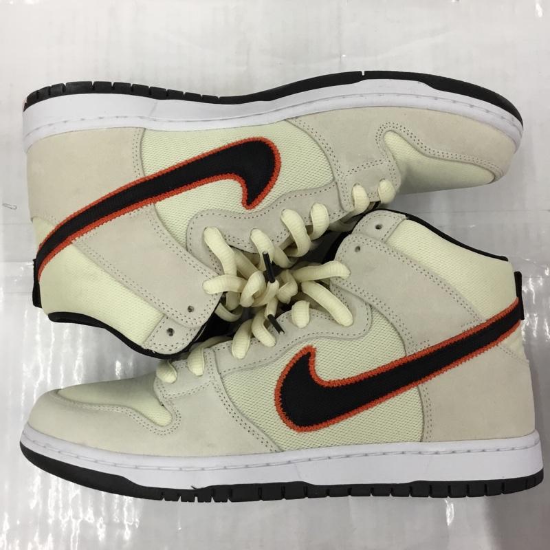 ナイキ NIKE スニーカー スニーカー DO9394-100 SB DUNK HIGH PRO PRM ジャイアンツ 29cm 箱有 29.0cm ロゴ、文字 アイボリー / アイボリー / X 黒 / ブラック / X 橙 / オレンジ /  メンズ USED 古着 中古 10102989