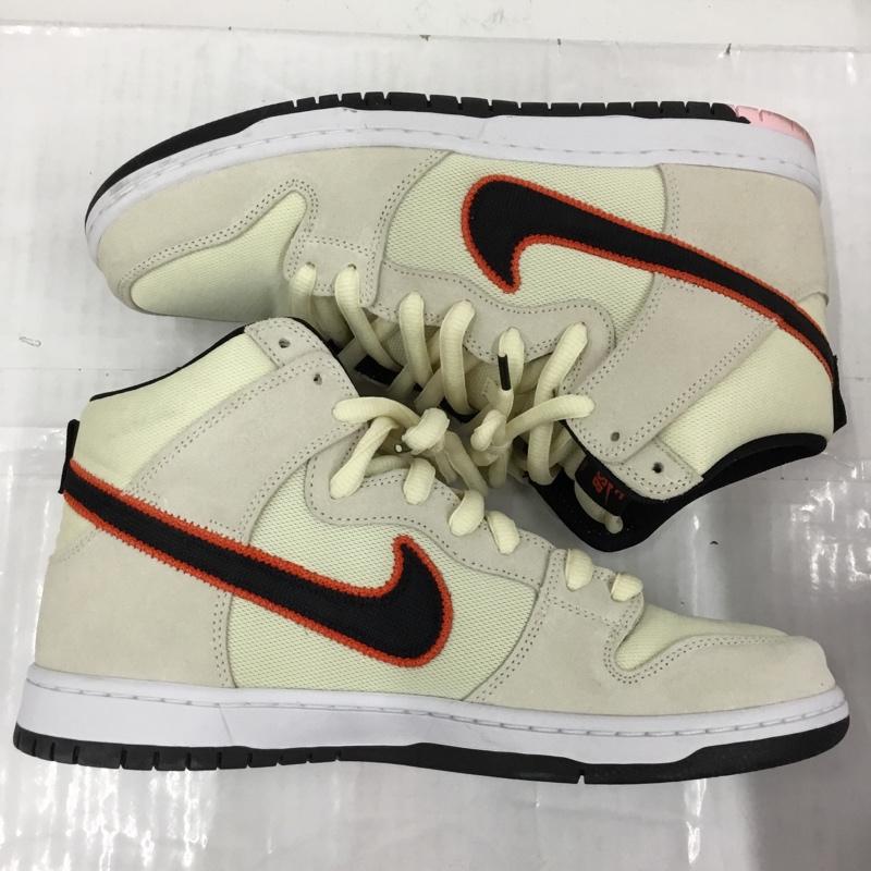 ナイキ NIKE スニーカー スニーカー DO9394-100 SB DUNK HIGH PRO PRM ジャイアンツ 29cm 箱有 29.0cm ロゴ、文字 アイボリー / アイボリー / X 黒 / ブラック / X 橙 / オレンジ /  メンズ USED 古着 中古 10102989