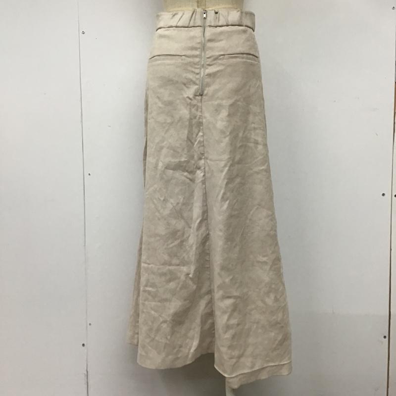 ジーナシス JEANASIS スカート ロングスカート JS050392MC ヌバックライクキリカエスカート ロングスカート カジュアルスカート S 無地 オフホワイト / オフホワイト /  レディース USED 古着 中古 10102998