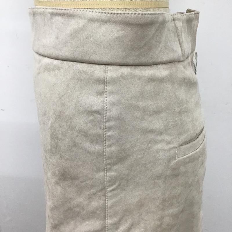 ジーナシス JEANASIS スカート ロングスカート JS050392MC ヌバックライクキリカエスカート ロングスカート カジュアルスカート S 無地 オフホワイト / オフホワイト /  レディース USED 古着 中古 10102998