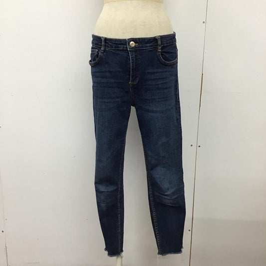ザラ ZARA TRAFALUC パンツ デニム、ジーンズ デニムパンツ スリムパンツ ストレッチパンツ ジーンズ 42 無地 インディゴ / インディゴ /  レディース USED 古着 中古 10103001