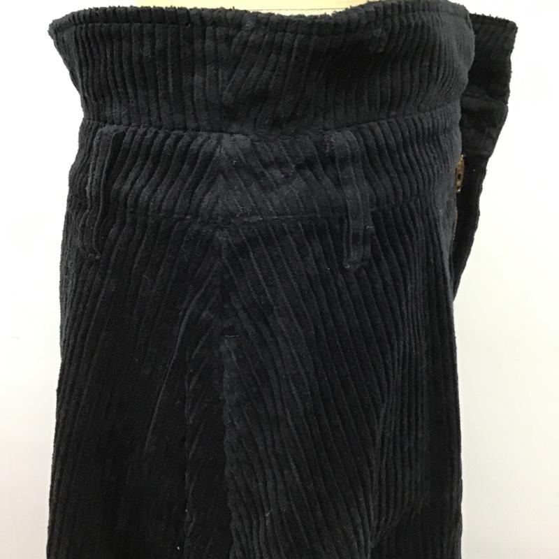 グリーンレーベルリラクシング green label relaxing スカート ロングスカート 3624-106-1627 NFCワイドコールテンマキシスカート ロングスカート コーデュロイスカート 38 無地 黒 / ブラック /  レディース USED 古着 中古 10103004