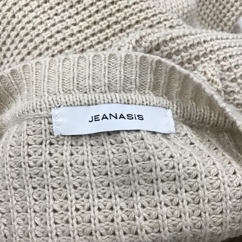 ジーナシス JEANASIS ワンピース ロングスカート JS071100TP セーター ロングニットワンピース 長袖ニットワンピース FREE 無地 ベージュ / ベージュ /  レディース USED 古着 中古 10103012