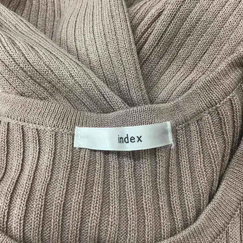 インデックス index カットソー 長袖 M 無地 マルチカラー / マルチカラー /  レディース USED 古着 中古 10103015