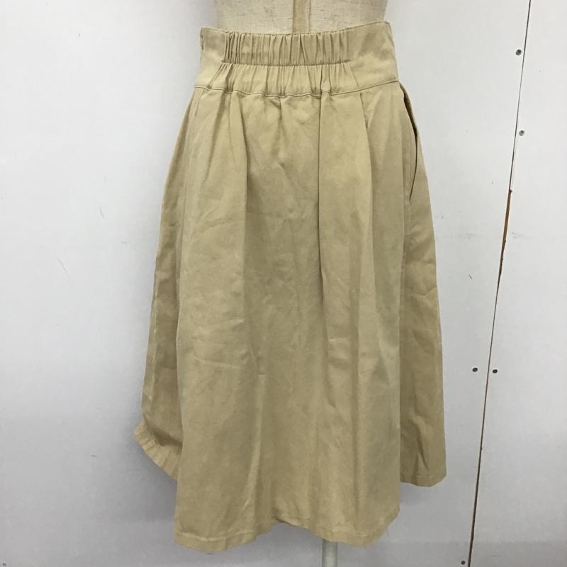 アルシーヴ archives スカート ロングスカート 無地 ベージュ / ベージュ /  レディース USED 古着 中古 10103021