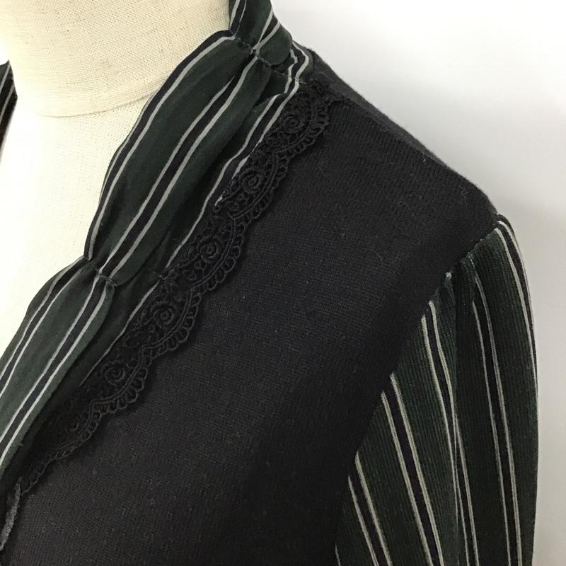 アクシーズファム axes femme カットソー 長袖 M 無地 黒 / ブラック /  レディース USED 古着 中古 10103032