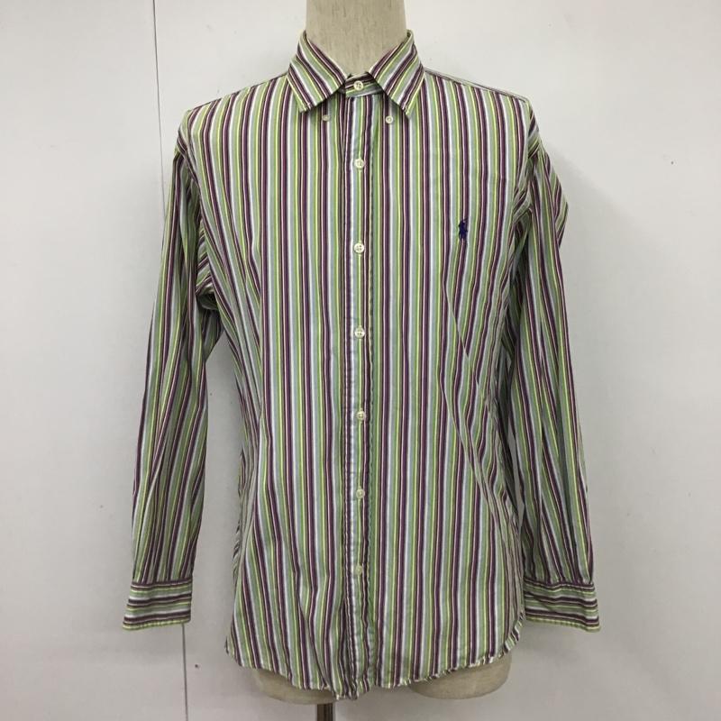 ラルフローレン RALPHLAUREN シャツ、ブラウス 長袖 ボタンダウンシャツ ストライプ マルチカラー / マルチカラー /  メンズ USED 古着 中古 10103036