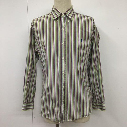 ラルフローレン RALPHLAUREN シャツ、ブラウス 長袖 ボタンダウンシャツ ストライプ マルチカラー / マルチカラー /  メンズ USED 古着 中古 10103036