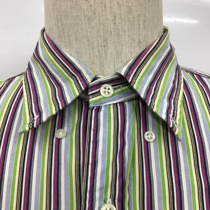 ラルフローレン RALPHLAUREN シャツ、ブラウス 長袖 ボタンダウンシャツ ストライプ マルチカラー / マルチカラー /  メンズ USED 古着 中古 10103036