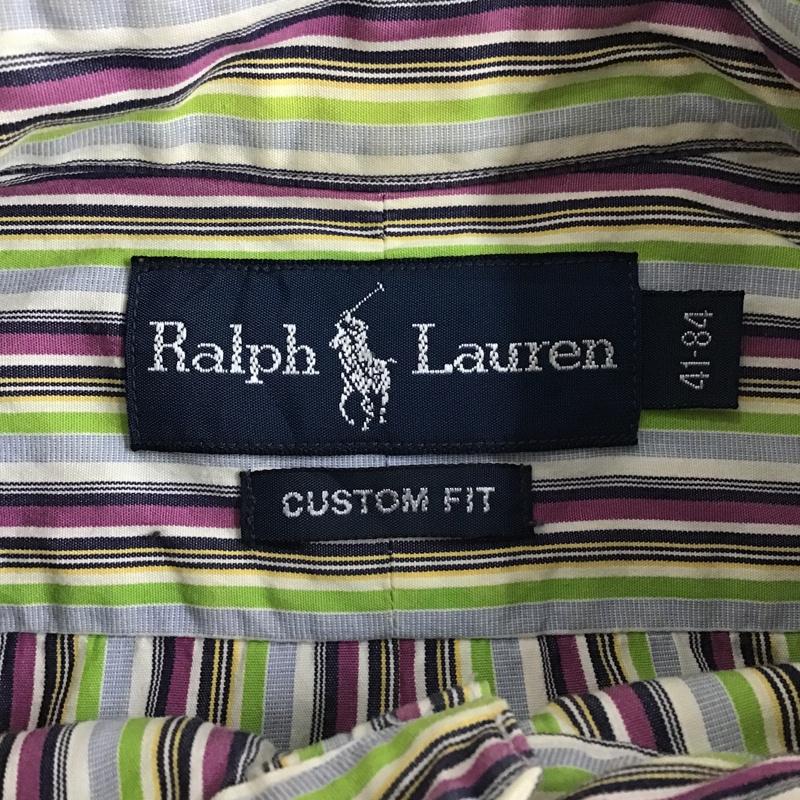 ラルフローレン RALPHLAUREN シャツ、ブラウス 長袖 ボタンダウンシャツ ストライプ マルチカラー / マルチカラー /  メンズ USED 古着 中古 10103036