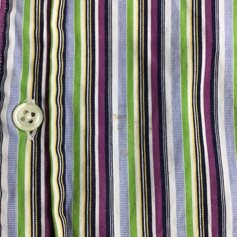 ラルフローレン RALPHLAUREN シャツ、ブラウス 長袖 ボタンダウンシャツ ストライプ マルチカラー / マルチカラー /  メンズ USED 古着 中古 10103036