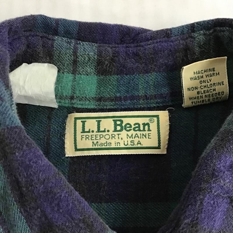 エルエルビーン L.L.Bean シャツ、ブラウス 長袖 80s チェック マルチカラー / マルチカラー /  メンズ USED 古着 中古 10103038