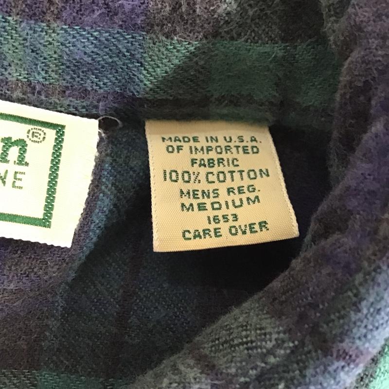 エルエルビーン L.L.Bean シャツ、ブラウス 長袖 80s チェック マルチカラー / マルチカラー /  メンズ USED 古着 中古 10103038