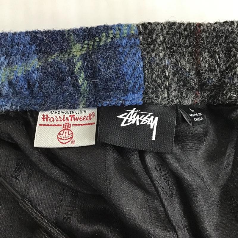 ステューシー STUSSY パンツ スラックス ハリスツイード L チェック マルチカラー / マルチカラー /  メンズ USED 古着 中古 10103041
