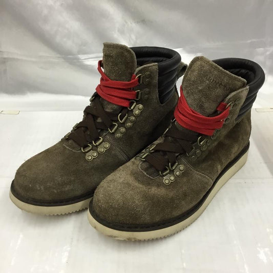 ティンバーランド Timberland ブーツ ショートブーツ 82560 ABINGTON 9M トレッキングブーツ GORE-TEX ロゴ、文字 茶 / ブラウン /  メンズ USED 古着 中古 10103043