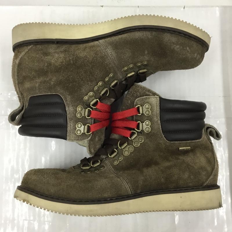 ティンバーランド Timberland ブーツ ショートブーツ 82560 ABINGTON 9M トレッキングブーツ GORE-TEX ロゴ、文字 茶 / ブラウン /  メンズ USED 古着 中古 10103043