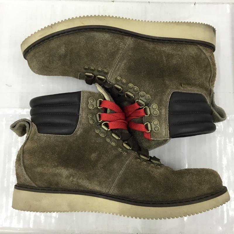 ティンバーランド Timberland ブーツ ショートブーツ 82560 ABINGTON 9M トレッキングブーツ GORE-TEX ロゴ、文字 茶 / ブラウン /  メンズ USED 古着 中古 10103043