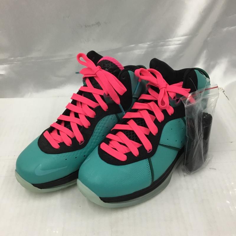 ナイキ NIKE スニーカー スニーカー CZ0328-400 LEBRON 8 QS SOUTH BEACH 26cm 26.0cm ロゴ、文字 黒 / ブラック / X 緑 / グリーン /  メンズ USED 古着 中古 10103053