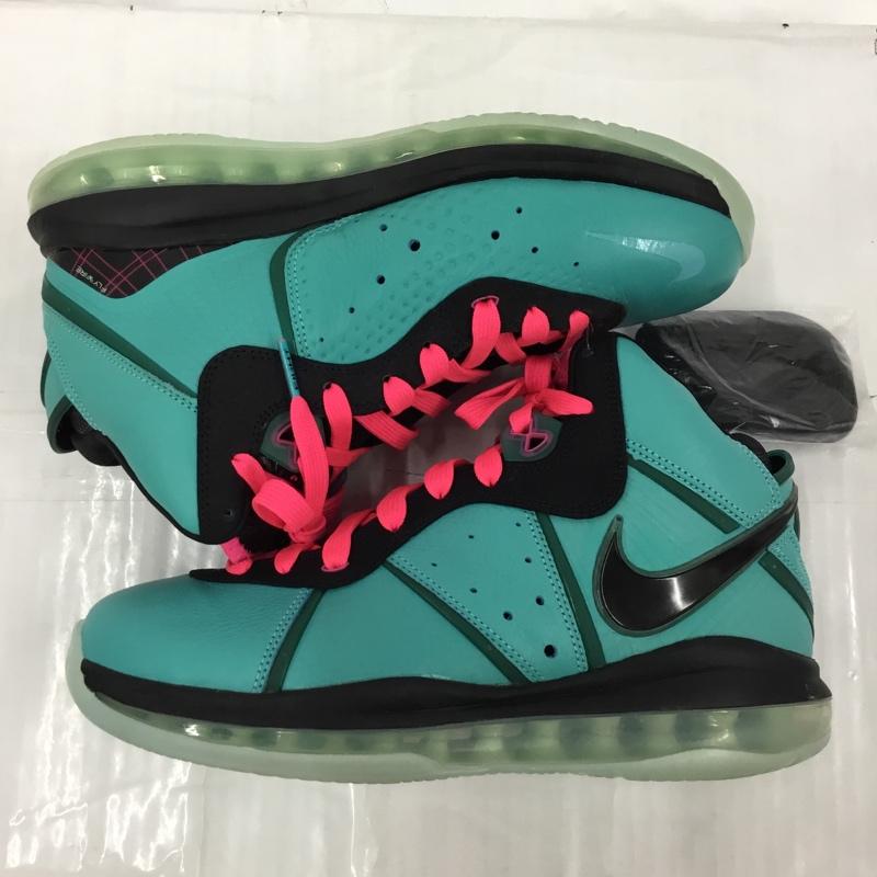 ナイキ NIKE スニーカー スニーカー CZ0328-400 LEBRON 8 QS SOUTH BEACH 26cm 26.0cm ロゴ、文字 黒 / ブラック / X 緑 / グリーン /  メンズ USED 古着 中古 10103053