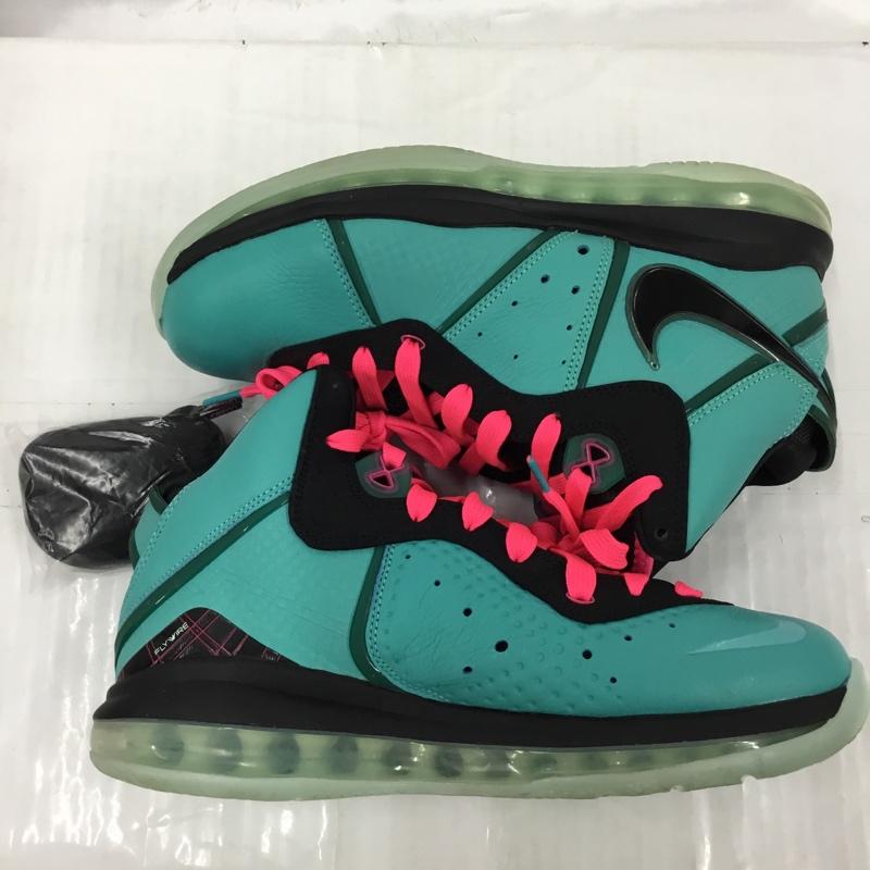 ナイキ NIKE スニーカー スニーカー CZ0328-400 LEBRON 8 QS SOUTH BEACH 26cm 26.0cm ロゴ、文字 黒 / ブラック / X 緑 / グリーン /  メンズ USED 古着 中古 10103053