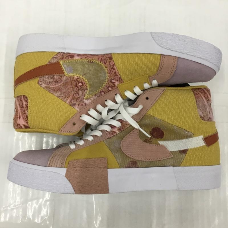 ナイキ NIKE スニーカー スニーカー DM0859-700 SB ZOOM BLAZER MID PRM 27.5cm 27.5cm ロゴ、文字 キャメル / キャメル / X 紫 / パープル / X 桃 / ピンク /  メンズ USED 古着 中古 10103054