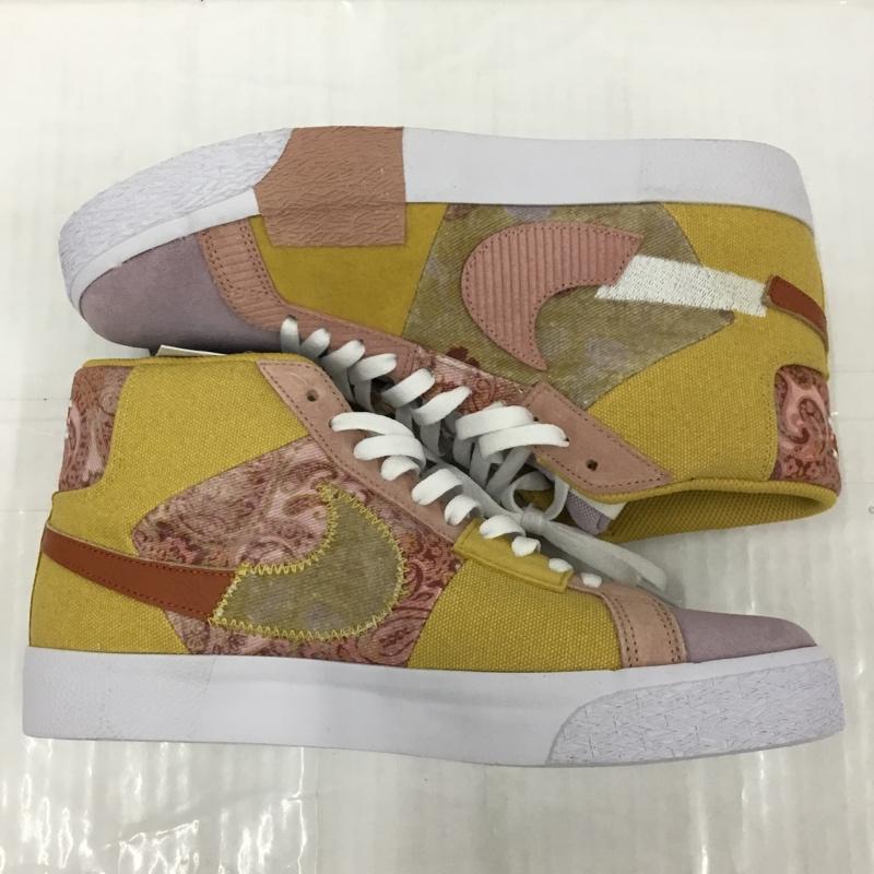 ナイキ NIKE スニーカー スニーカー DM0859-700 SB ZOOM BLAZER MID PRM 27.5cm 27.5cm ロゴ、文字 キャメル / キャメル / X 紫 / パープル / X 桃 / ピンク /  メンズ USED 古着 中古 10103054