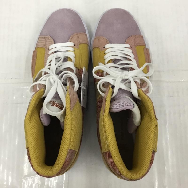 ナイキ NIKE スニーカー スニーカー DM0859-700 SB ZOOM BLAZER MID PRM 27.5cm 27.5cm ロゴ、文字 キャメル / キャメル / X 紫 / パープル / X 桃 / ピンク /  メンズ USED 古着 中古 10103054