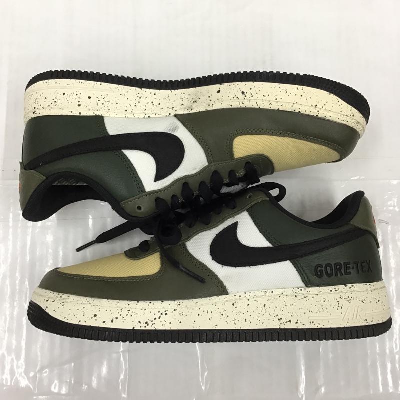 ナイキ NIKE スニーカー スニーカー DM6435 222 AIR FORCE 1 GTX 26.5cm 箱有 GORE-TEX 26.5cm ロゴ、文字 カーキ / カーキ / X 白 / ホワイト / X 黒 / ブラック / X ベージュ / ベージュ /  メンズ USED 古着 中古 10103078
