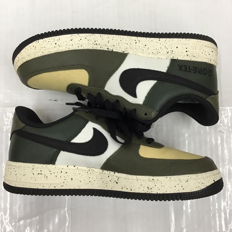 ナイキ NIKE スニーカー スニーカー DM6435 222 AIR FORCE 1 GTX 26.5cm 箱有 GORE-TEX 26.5cm ロゴ、文字 カーキ / カーキ / X 白 / ホワイト / X 黒 / ブラック / X ベージュ / ベージュ /  メンズ USED 古着 中古 10103078