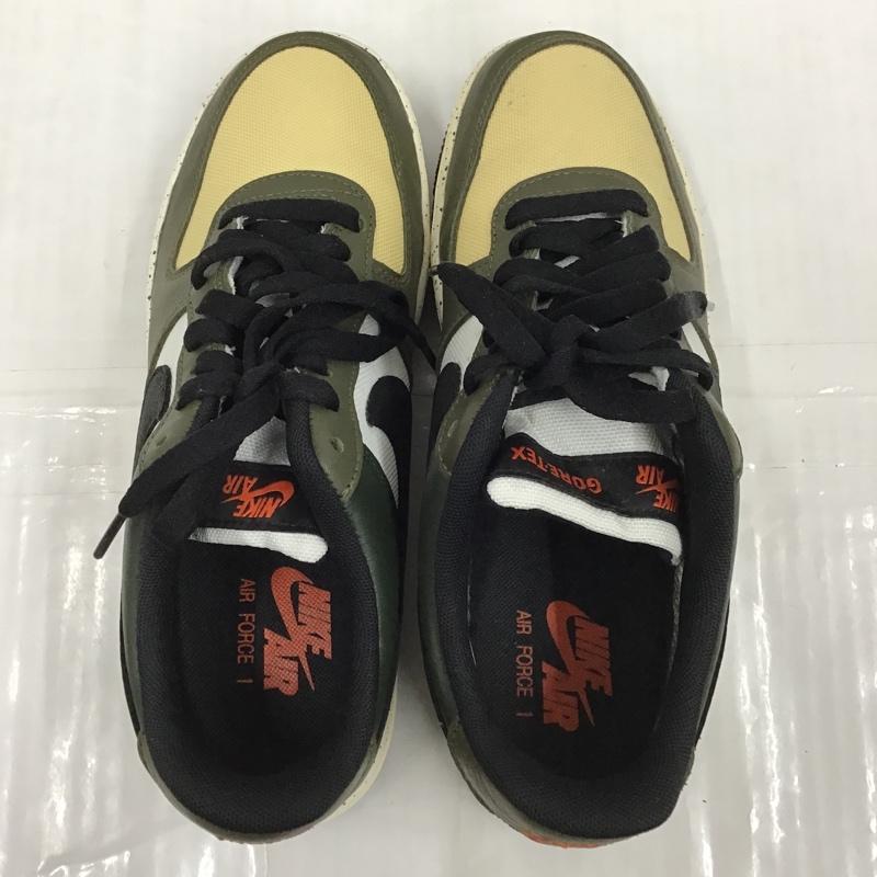 ナイキ NIKE スニーカー スニーカー DM6435 222 AIR FORCE 1 GTX 26.5cm 箱有 GORE-TEX 26.5cm ロゴ、文字 カーキ / カーキ / X 白 / ホワイト / X 黒 / ブラック / X ベージュ / ベージュ /  メンズ USED 古着 中古 10103078