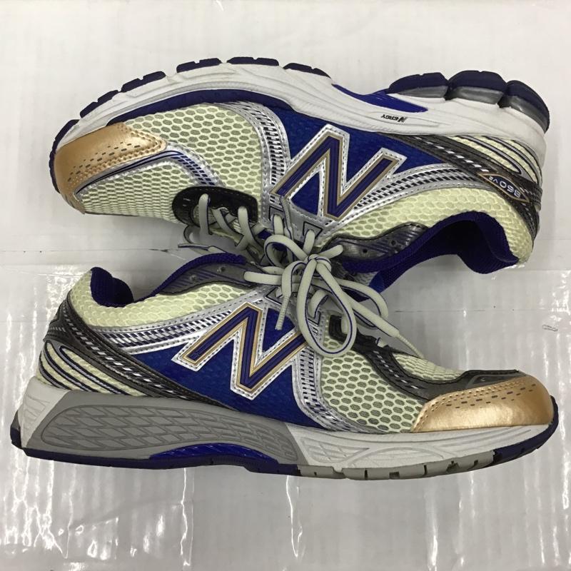 ニューバランス New Balance スニーカー スニーカー ML860AM2 AIME LEON DORE ALD 28cm 箱有 28.0cm ロゴ、文字 青 / ブルー / X ベージュ / ベージュ / X 銀 / シルバー /  メンズ USED 古着 中古 10103081
