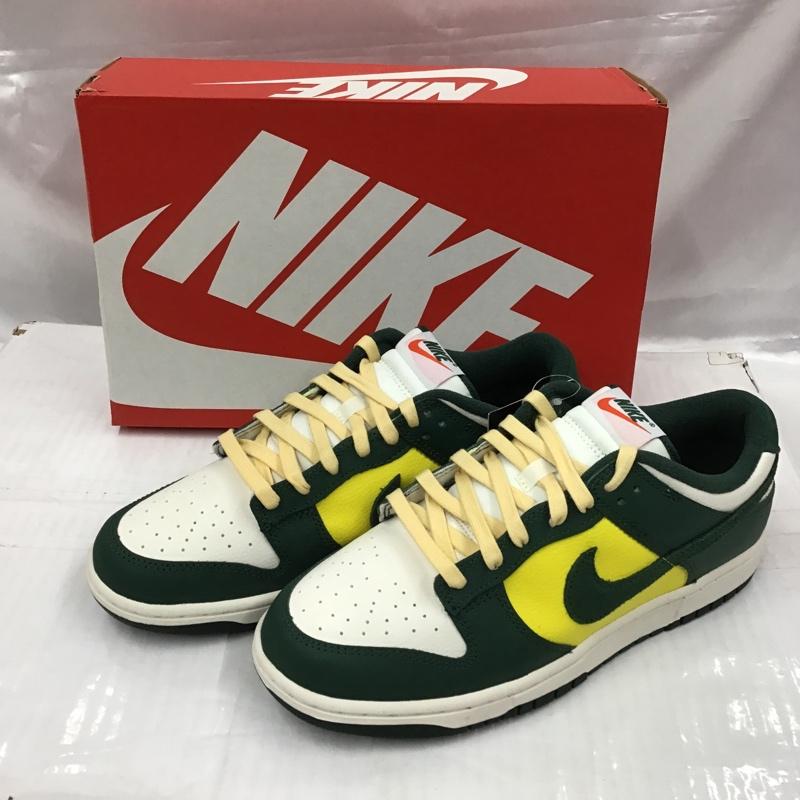 ナイキ NIKE スニーカー スニーカー FD0350 133 WMNS DUNK LOW SE 27.5cm 箱有 27.5cm ロゴ、文字 白 / ホワイト / X 黄 / イエロー / X 緑 / グリーン /  メンズ USED 古着 中古 10103083