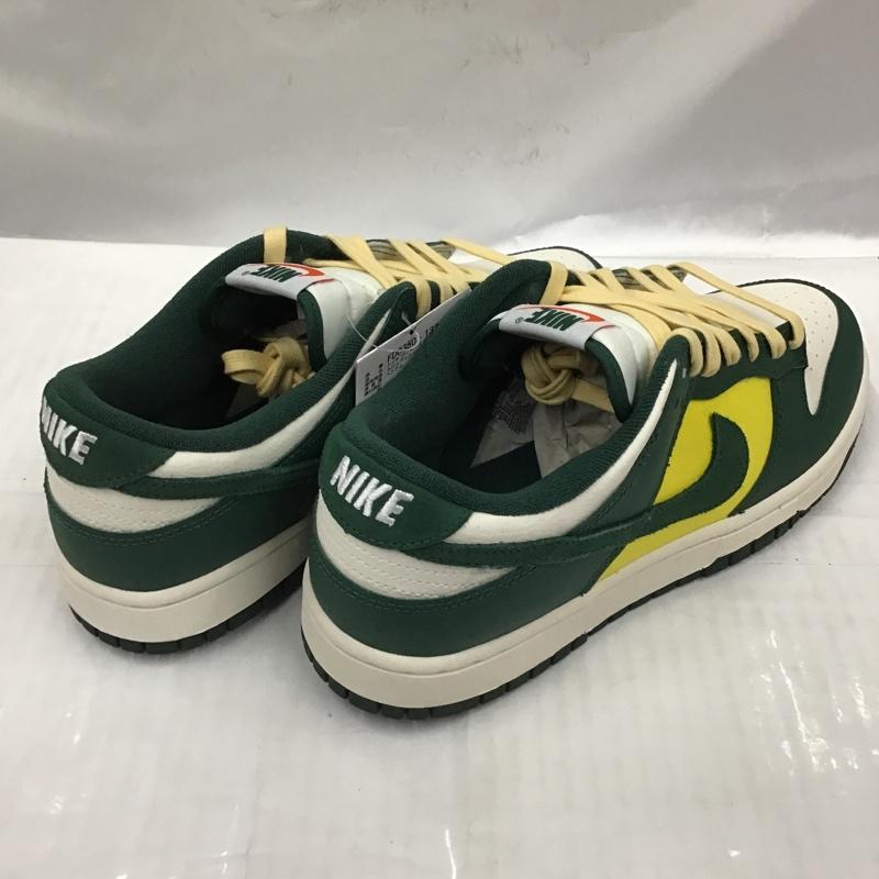 ナイキ NIKE スニーカー スニーカー FD0350 133 WMNS DUNK LOW SE 27.5cm 箱有 27.5cm ロゴ、文字 白 / ホワイト / X 黄 / イエロー / X 緑 / グリーン /  メンズ USED 古着 中古 10103083