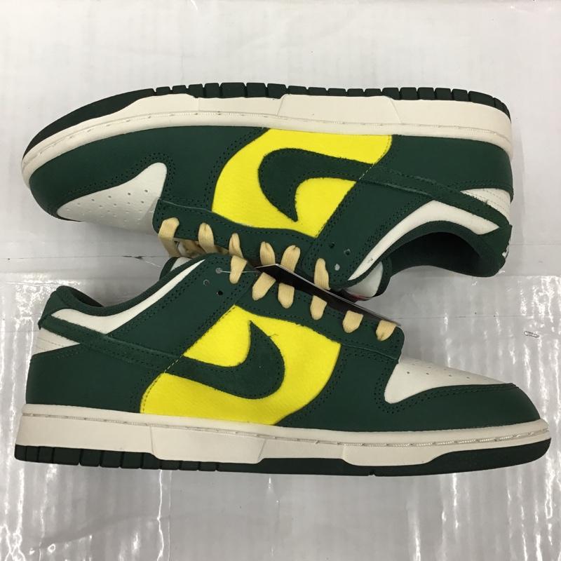 ナイキ NIKE スニーカー スニーカー FD0350 133 WMNS DUNK LOW SE 27.5cm 箱有 27.5cm ロゴ、文字 白 / ホワイト / X 黄 / イエロー / X 緑 / グリーン /  メンズ USED 古着 中古 10103083