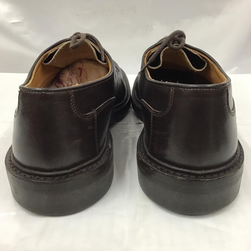 トリッカーズ Tricker's 革靴 革靴 M5636 カントリーシューズ プレーントゥ 9.5 無地 ダークブラウン / ダークブラウン /  メンズ USED 古着 中古 10103084