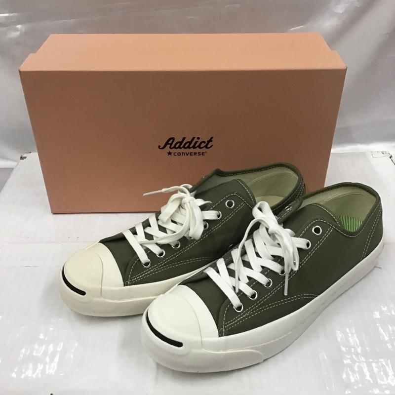 コンバース CONVERSE スニーカー スニーカー 1CL858 JACK PURCELL CANVAS ジャックパーセル 27cm 箱有 27.0cm ロゴ、文字 カーキ / カーキ /  メンズ USED 古着 中古 10103087