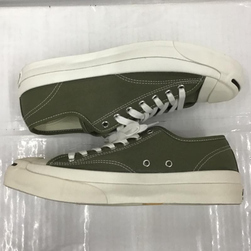 コンバース CONVERSE スニーカー スニーカー 1CL858 JACK PURCELL CANVAS ジャックパーセル 27cm 箱有 27.0cm ロゴ、文字 カーキ / カーキ /  メンズ USED 古着 中古 10103087