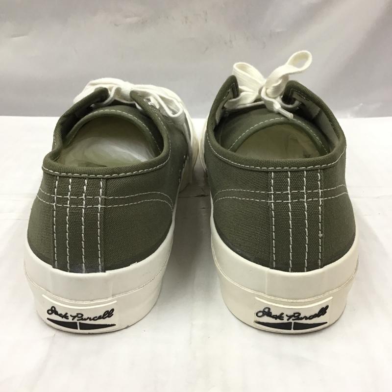 コンバース CONVERSE スニーカー スニーカー 1CL858 JACK PURCELL CANVAS ジャックパーセル 27cm 箱有 27.0cm ロゴ、文字 カーキ / カーキ /  メンズ USED 古着 中古 10103087