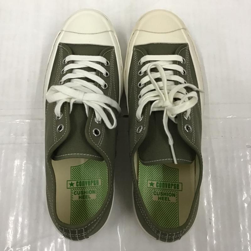コンバース CONVERSE スニーカー スニーカー 1CL858 JACK PURCELL CANVAS ジャックパーセル 27cm 箱有 27.0cm ロゴ、文字 カーキ / カーキ /  メンズ USED 古着 中古 10103087