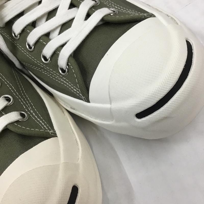コンバース CONVERSE スニーカー スニーカー 1CL858 JACK PURCELL CANVAS ジャックパーセル 27cm 箱有 27.0cm ロゴ、文字 カーキ / カーキ /  メンズ USED 古着 中古 10103087
