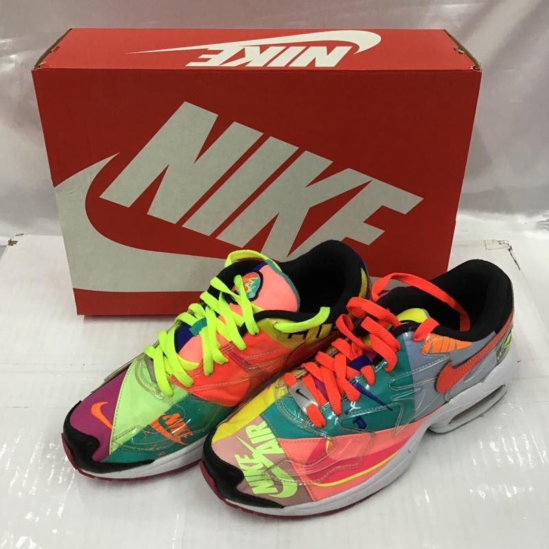 ナイキ NIKE スニーカー スニーカー CJ6200 001 AIR MAX 2 LIGHT QS ATMOS 26cm 箱有 トートバッグ付き 26.0cm ロゴ、文字 マルチカラー / マルチカラー /  メンズ USED 古着 中古 10103089